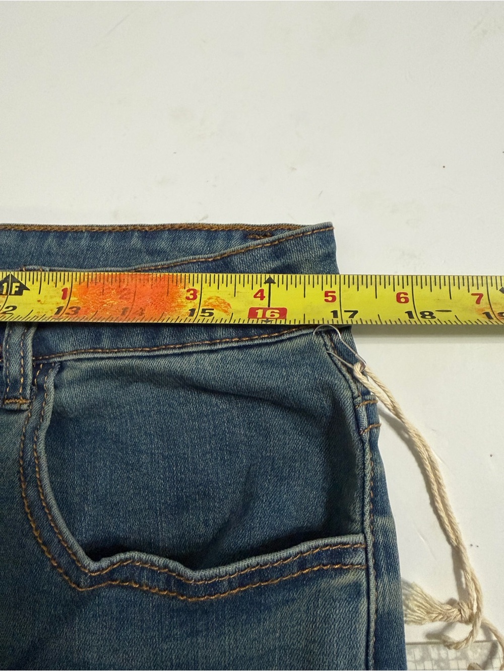 Grace & Lace Womens Size 16 Slim straight Jeans Button Fly Hi Rise Denim - Picture 8 of 10